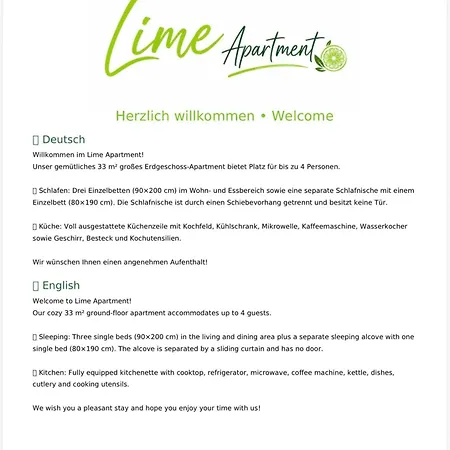 Lime Apartment Fuerth